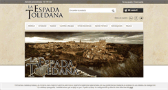 Desktop Screenshot of laespadatoledana.com